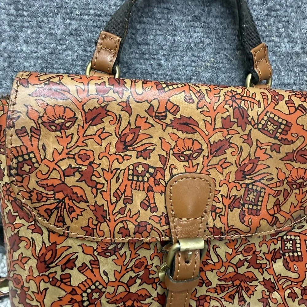 Patricia Nash backpack purse bag‎ India collection elephants floral